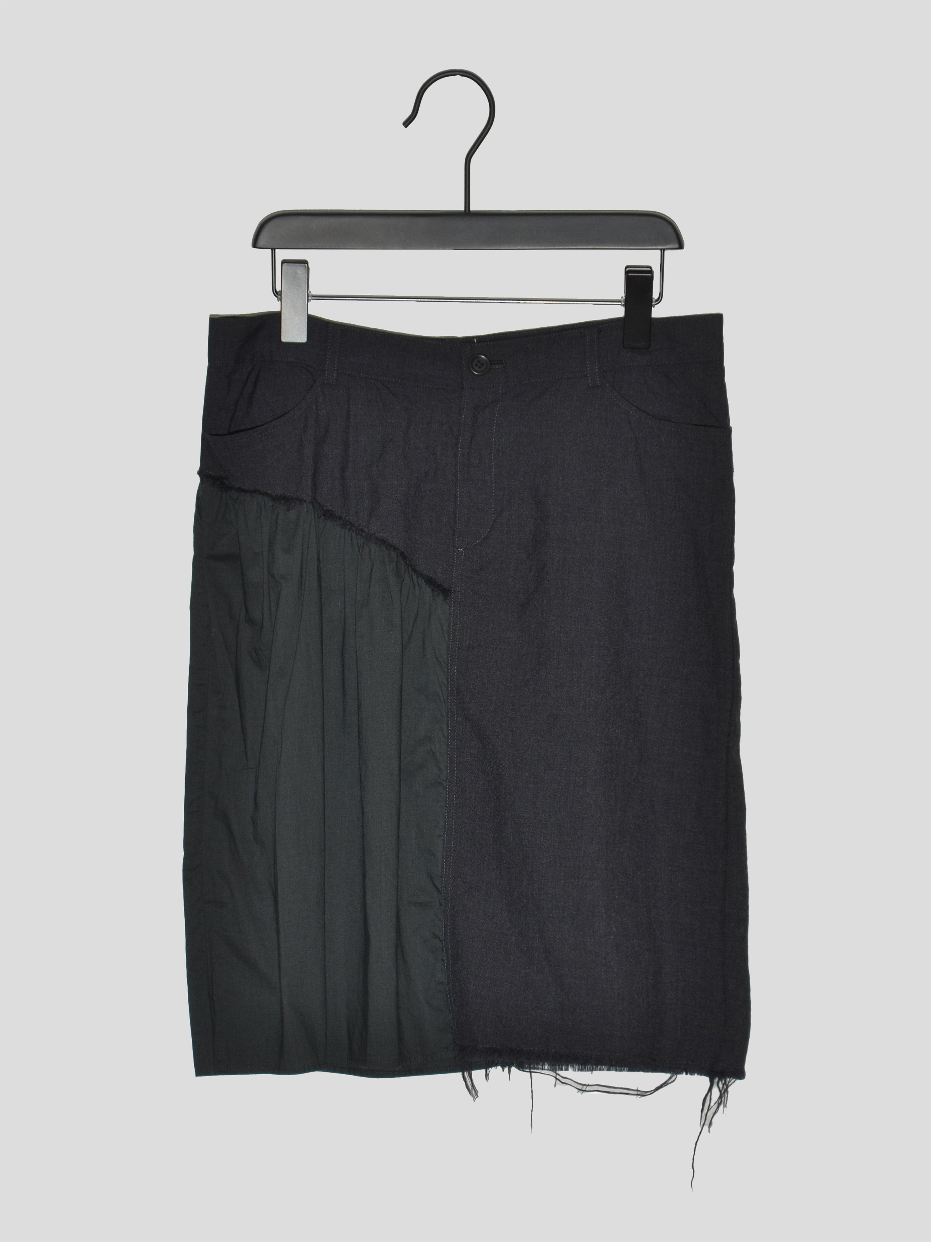 0000 Deconstructed Midi Skirt