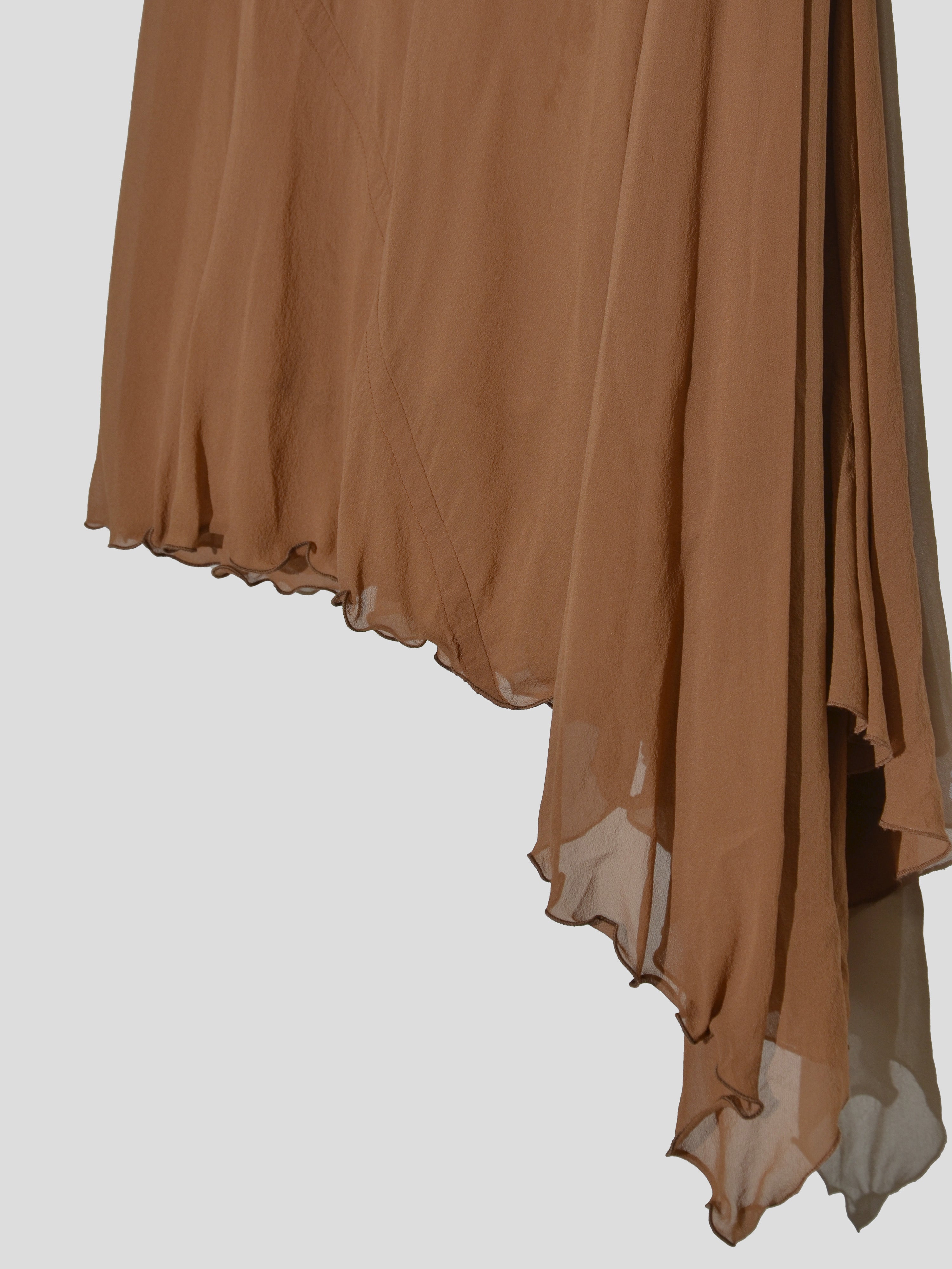 SS13 "Island" Bias-cut Silk Skirt