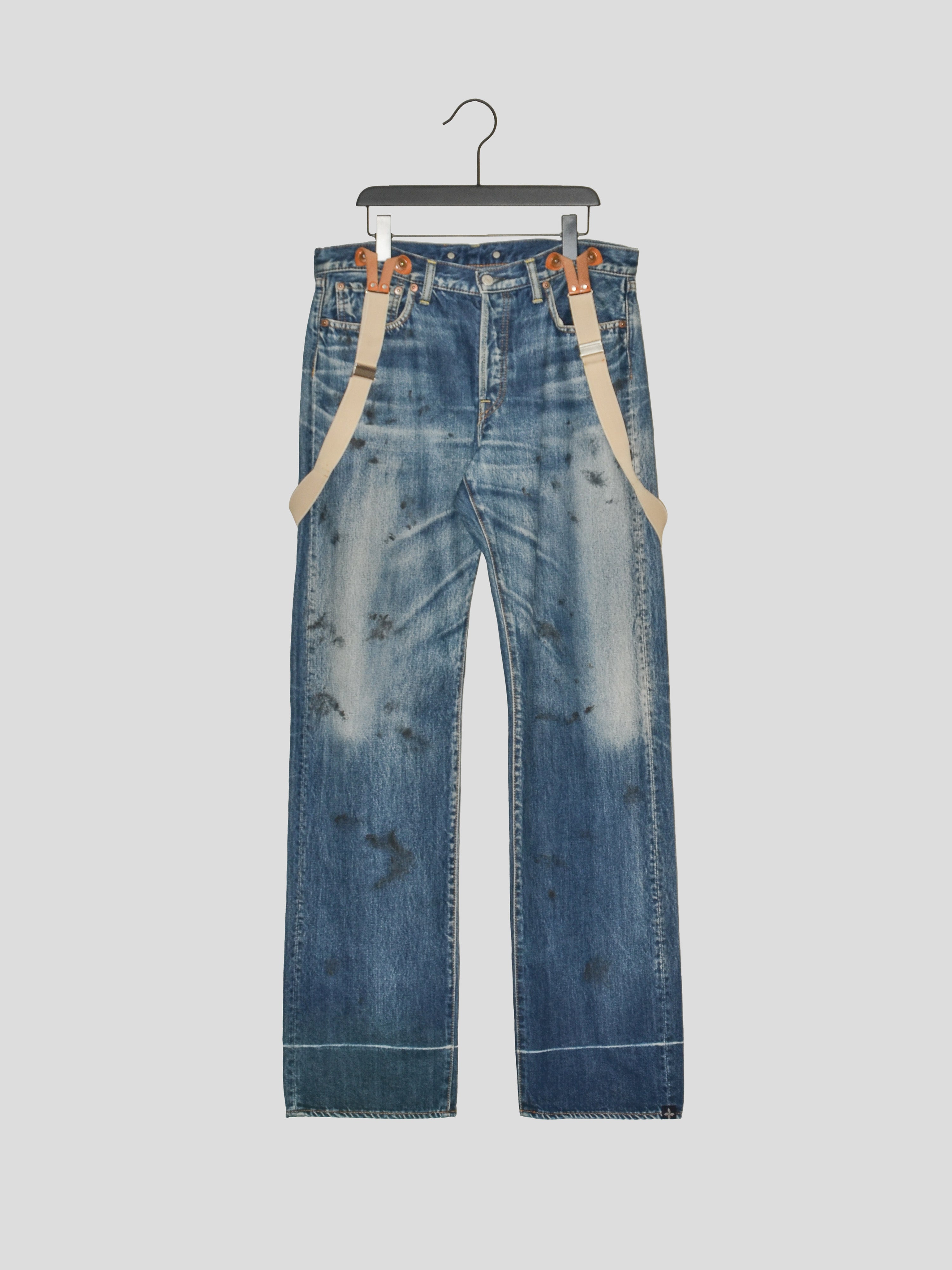 Spotted Horse Craft SS11 Denim Jeans with Suspenders