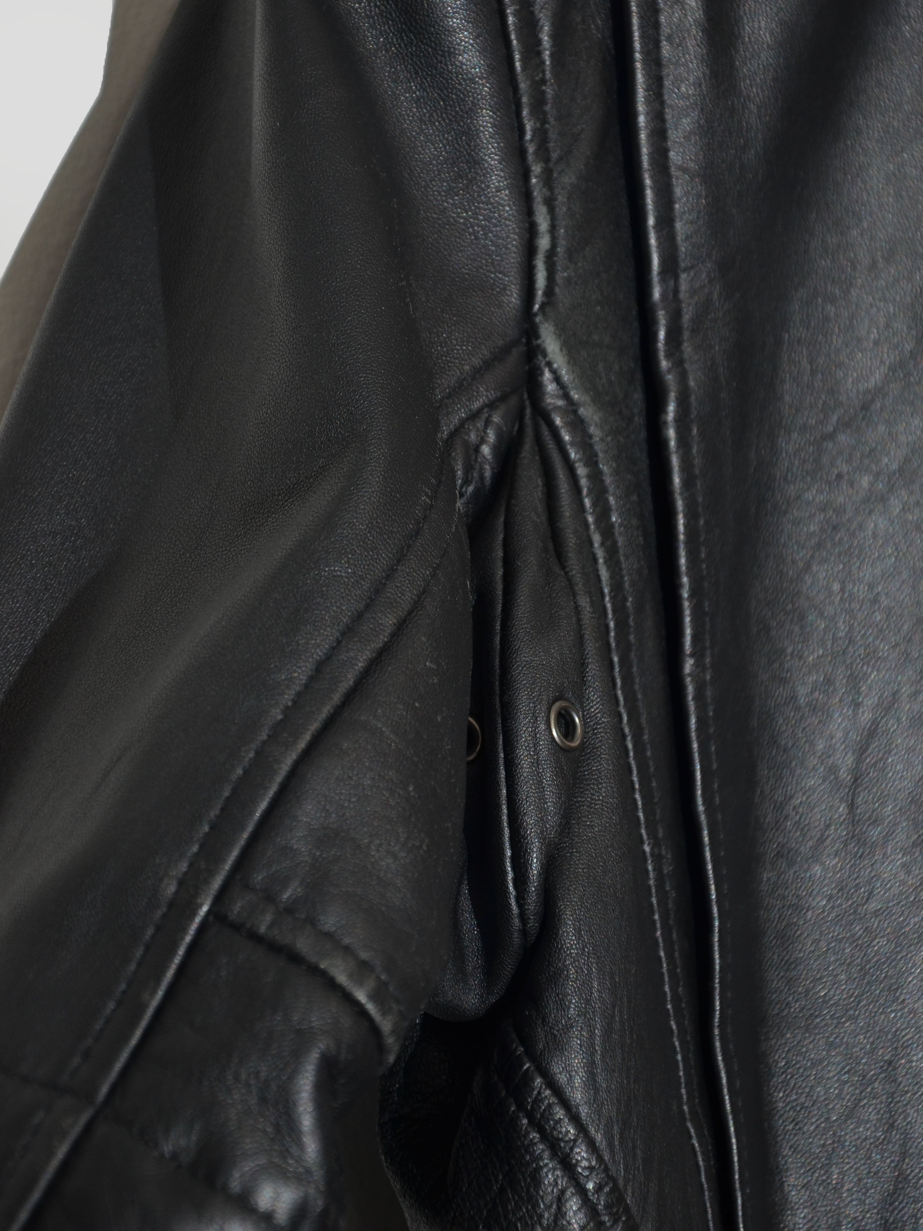 SS04 Dragonfly Leather Biker Jacket