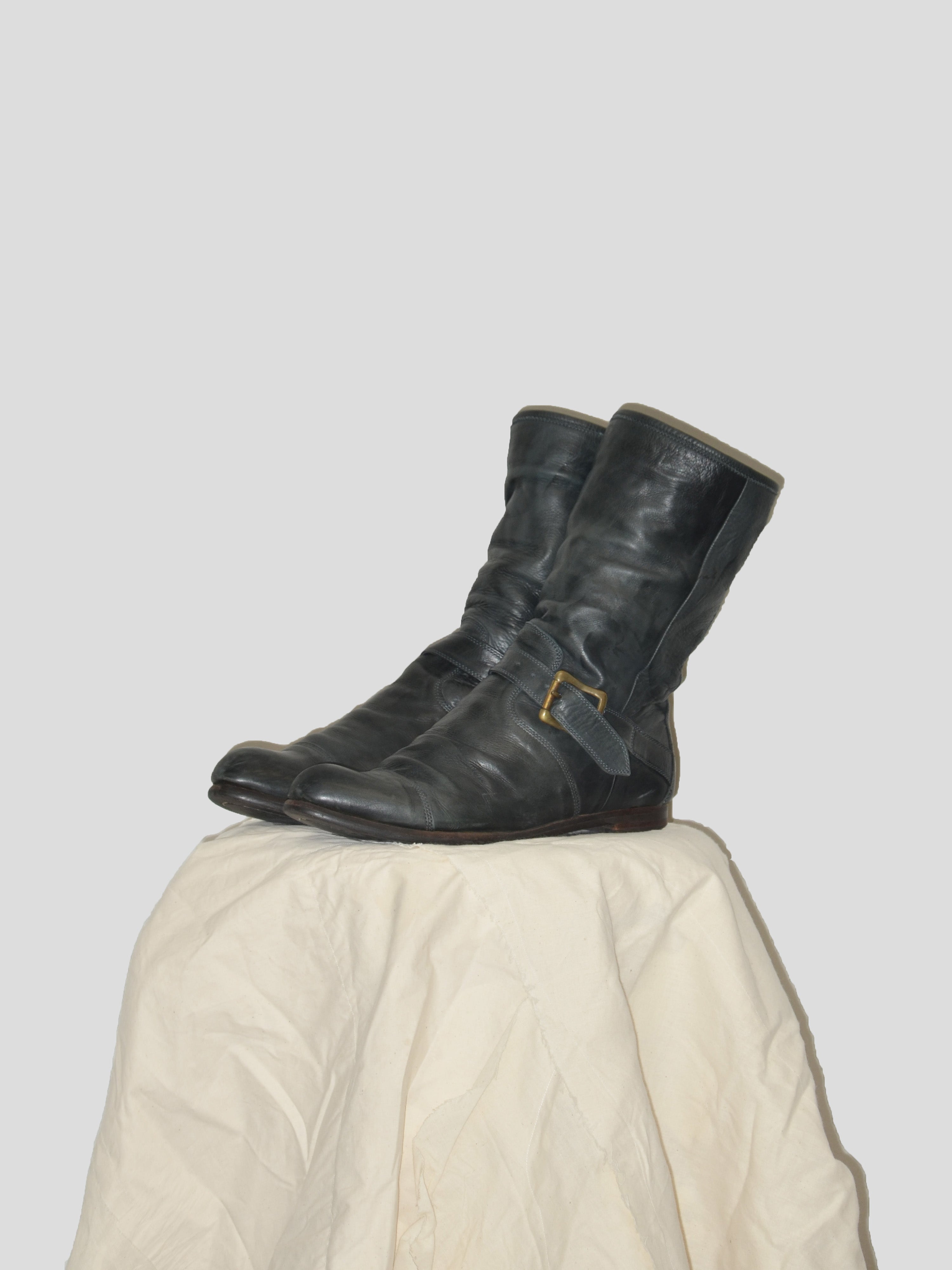 2000s Black Pirate Boots